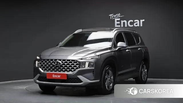 Hyundai The New Santa Fe 2021 Серый из Кореи