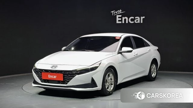 Hyundai Avante (CN7) 2022 Белый из Кореи