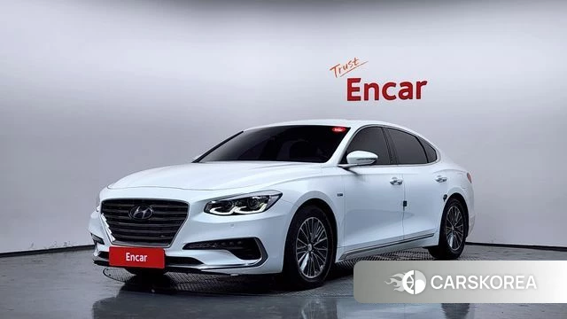 Hyundai Grandeur IG Hybrid 2018 Белый из Кореи