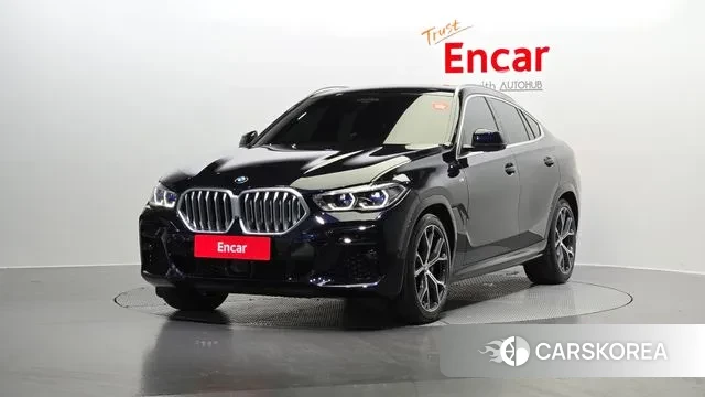 BMW X6 (G06) 2022 Черный из Кореи