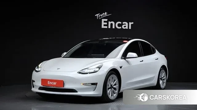 Tesla Model 3 2022 Белый из Кореи