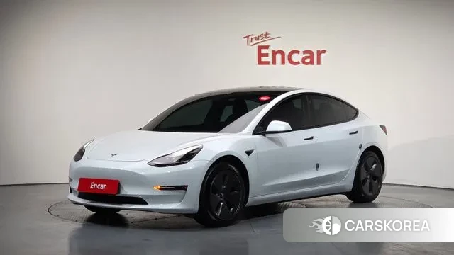 Tesla Model 3 2021 Белый из Кореи