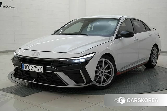 Hyundai The New Avante (CN7) 2023 Белый из Кореи