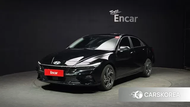 Hyundai The New Avante (CN7) 2024 Черный из Кореи