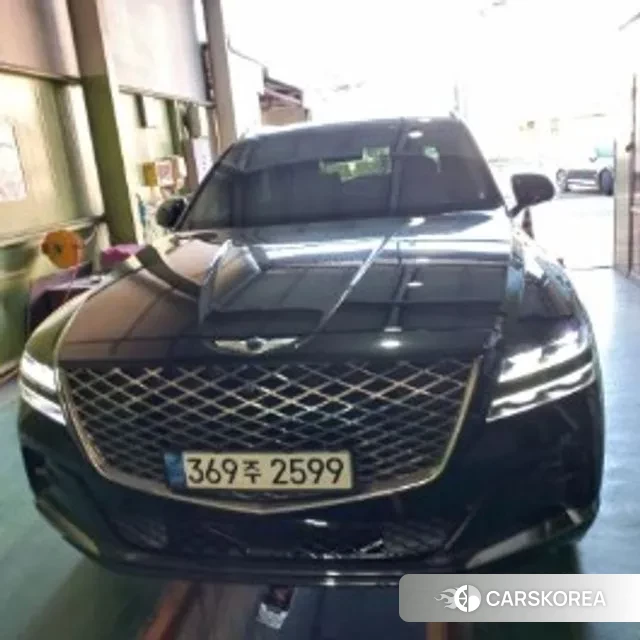 Genesis GV80 2021 Черный из Кореи