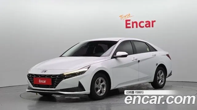 Hyundai Avante (CN7) 2020 Белый из Кореи