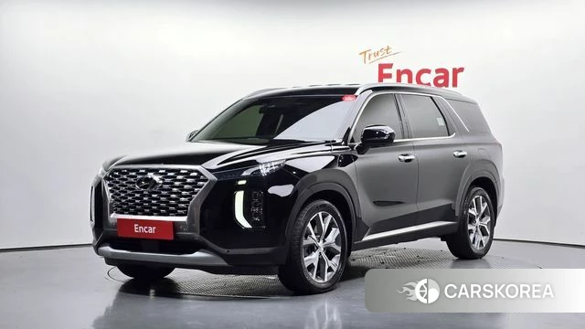 Hyundai Palisade 2021 Черный из Кореи
