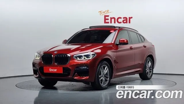 BMW X4 (G02) 2020 Красный из Кореи