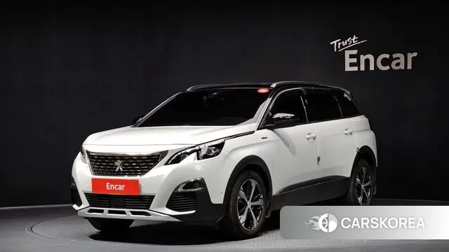 Peugeot 5008 second generation 2021 Белый из Кореи