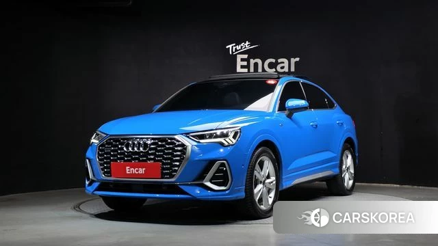 Audi Q3 (F3) 2022 Синий из Кореи