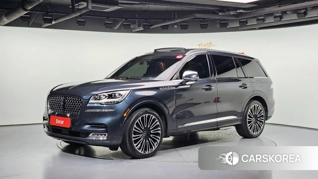 Lincoln Aviator 2nd generation 2022 Синий из Кореи