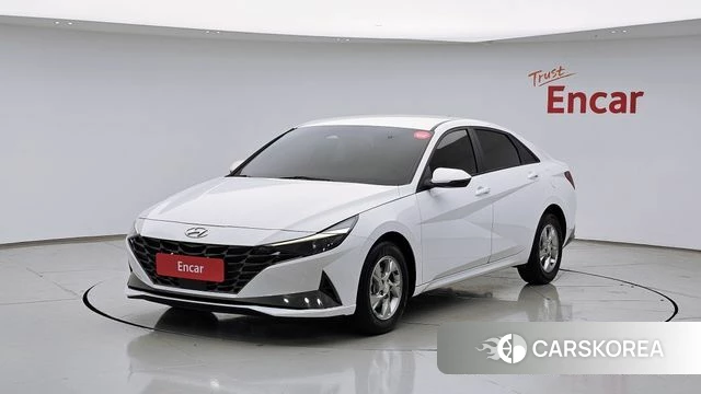 Hyundai Avante (CN7) 2022 Белый из Кореи