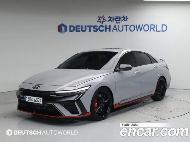 Hyundai The New Avante (CN7) 2024 Серебристо-серый из Кореи