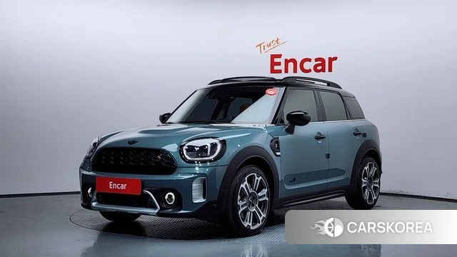 Mini Cooper S Countryman 2023 Небесно-голубой из Кореи