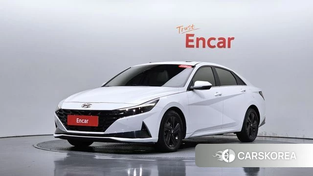 Hyundai Avante (CN7) 2020 Белый из Кореи