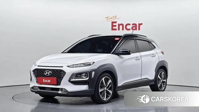 Hyundai Kona 2018 Белый из Кореи