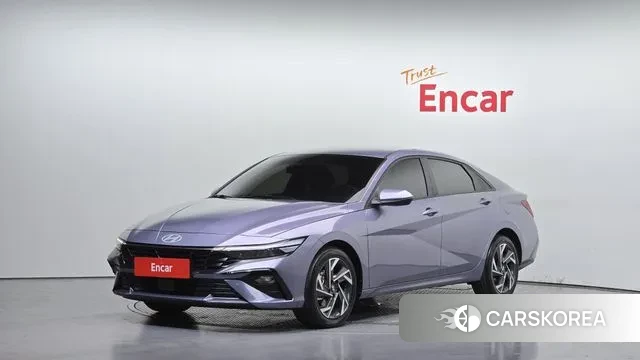 Hyundai The New Avante (CN7) 2023 Синий из Кореи