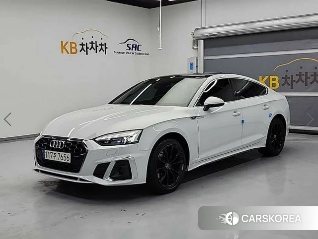 Audi A5 (F5) 2021 Белый из Кореи