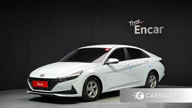 Hyundai Avante (CN7) 2020 Белый из Кореи