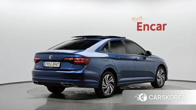 Volkswagen 7th Generation of Jetta 2021 Синий из Кореи