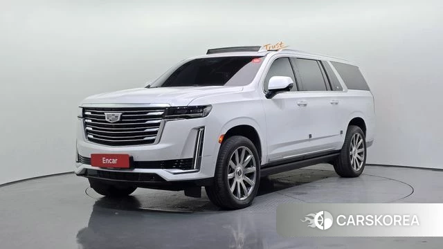 Cadillac Escalade 5th Generation 2021 Белый из Кореи