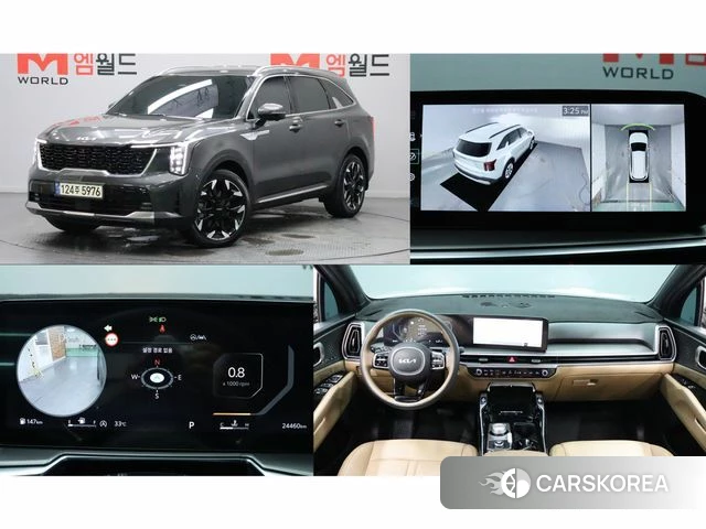 Kia The New Sorento 4th Generation 2024 Серый из Кореи