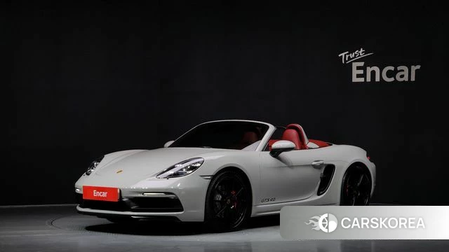 Porsche 718 Boxster 2024 Серебристо-серый из Кореи