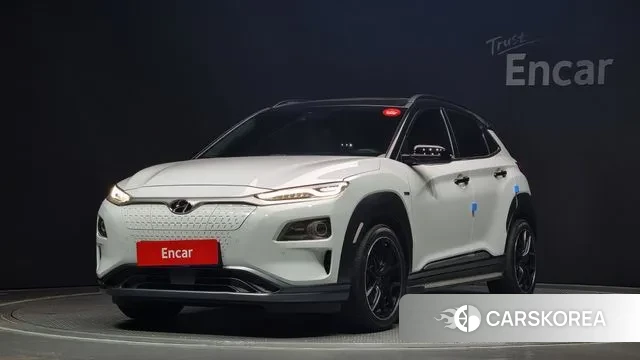 Hyundai Kona Electric 2018 Белый из Кореи