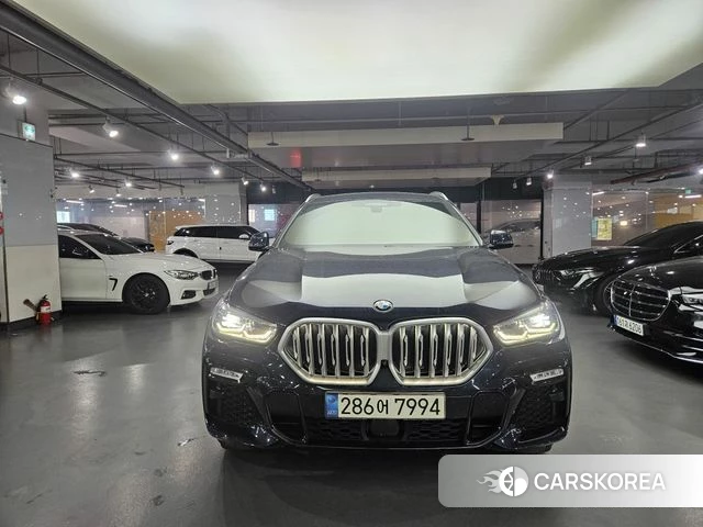 BMW X6 (G06) 2021 Черный из Кореи