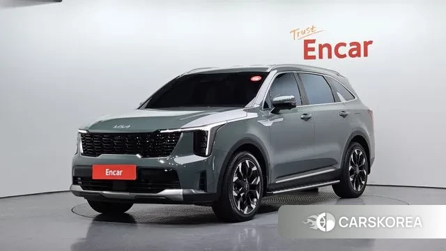 Kia The New Sorento 4th Generation 2025 Зеленый из Кореи