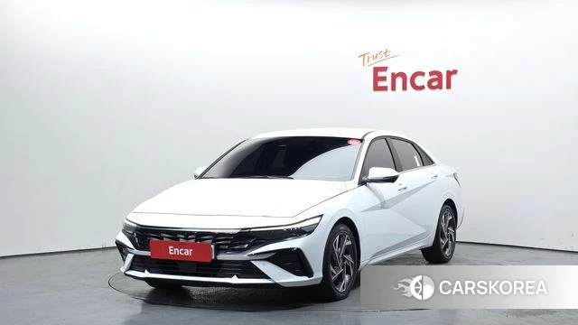 Hyundai The New Avante (CN7) 2024 Белый из Кореи