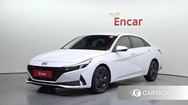 Hyundai Avante (CN7) 2022 Белый из Кореи