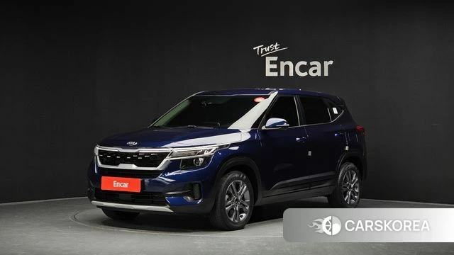 Kia Seltos 2021 Синий из Кореи