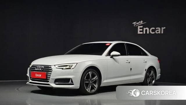 Audi A4 (B9) 2019 Белый из Кореи