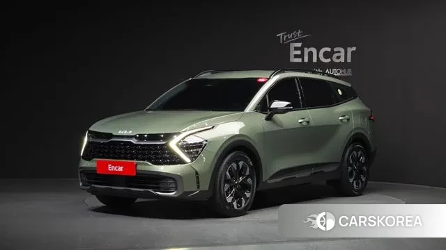 Kia Sportage 5th Generation 2021 Светло-зеленый из Кореи