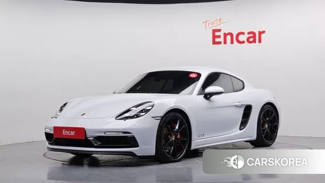 Porsche 718 Cayman 2019 Белый из Кореи