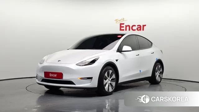 Tesla Model Y 2021 Белый из Кореи