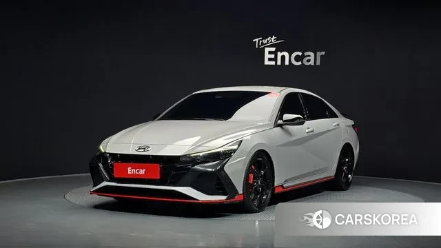 Hyundai Avante (CN7) 2022 Серебристо-серый из Кореи