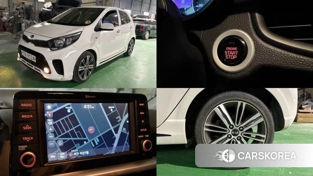 Kia All New Morning (JA) 2018 Белый из Кореи