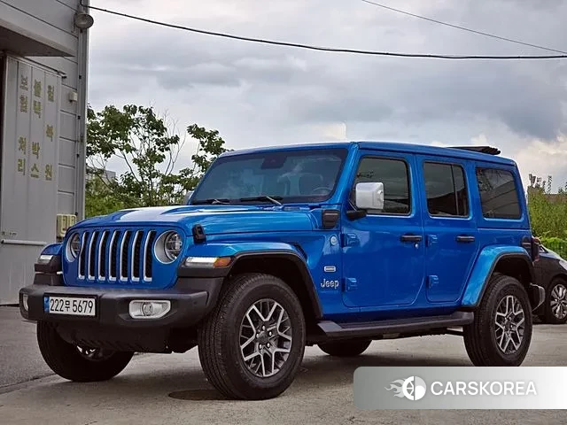 Jeep Wrangler (JL) 2022 Синий из Кореи