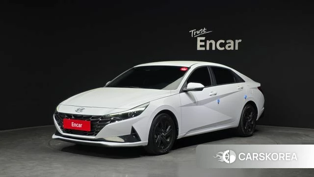 Hyundai Avante (CN7) 2022 Белый из Кореи