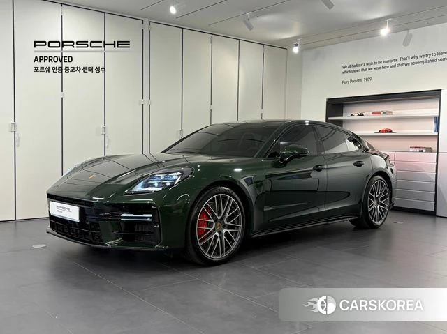 Porsche Panamera (976) 2025 Темно-зеленый из Кореи