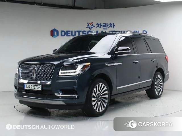 Lincoln Navigator 4th generation 2021 Синий из Кореи