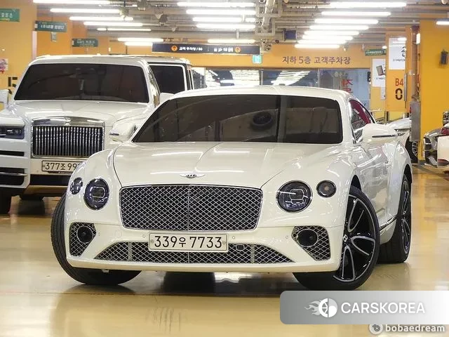 Bentley Continental GT 3rd Generation 2022 Белый из Кореи