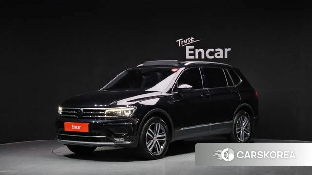 Volkswagen Tiguan Allspace 2020 Черный из Кореи