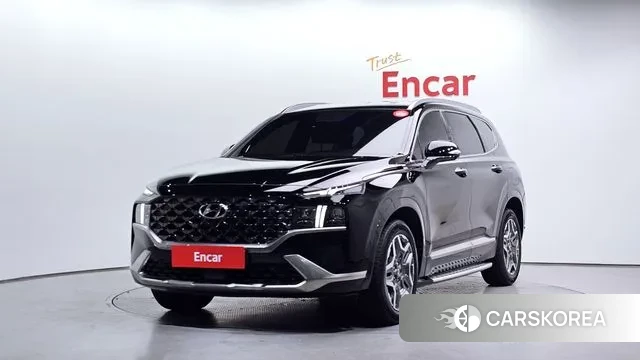 Hyundai The New Santa Fe 2023 Черный из Кореи