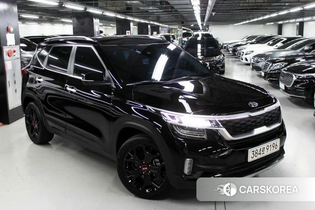 Kia Seltos 2020 Черный из Кореи