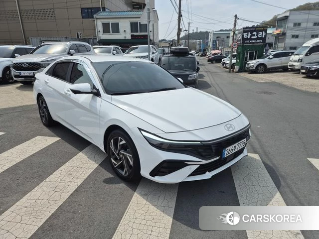 Hyundai The New Avante (CN7) 2024 Белый из Кореи