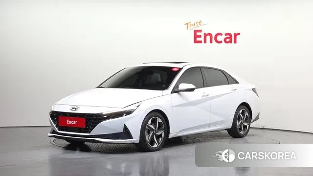Hyundai Avante (CN7) 2020 Белый из Кореи