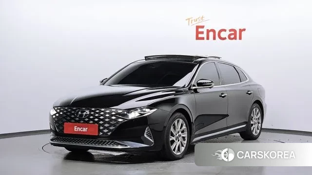 Hyundai The New Grandeur IG Hybrid 2020 Черный из Кореи
